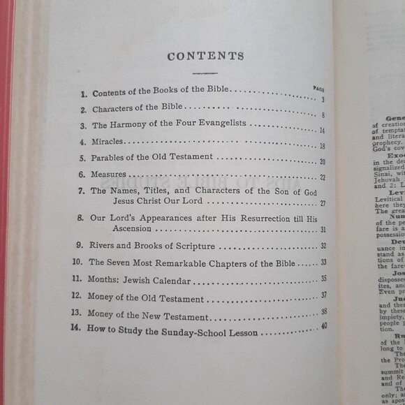 Thomas Nelson and Sons KJV Bible Norwood Press Bourgeois 8vo References Self-pro - Picture 7 of 9